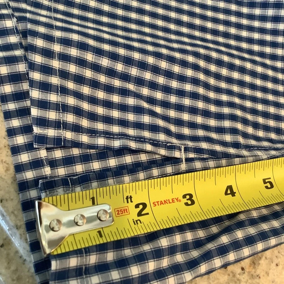 Haymaker Blue and White Plaid Shirt Size Medium - Picture 9 of 9